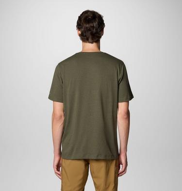 Men's Thistletown Hills Short Sleeve Shirt, Color: Greenscape Heather, image 12