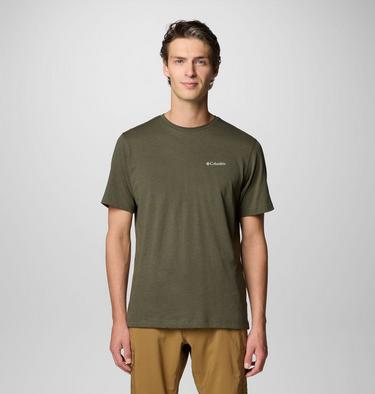 Men's Thistletown Hills Short Sleeve Shirt, Color: Greenscape Heather, image 11