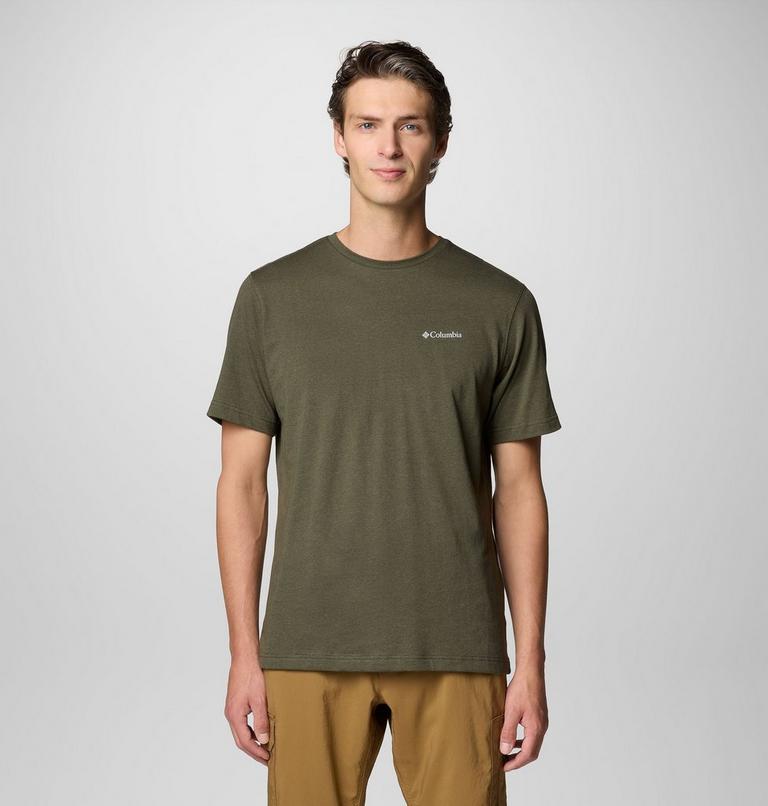 Men's Thistletown Hills Short Sleeve Shirt, Color: Greenscape Heather, image 1