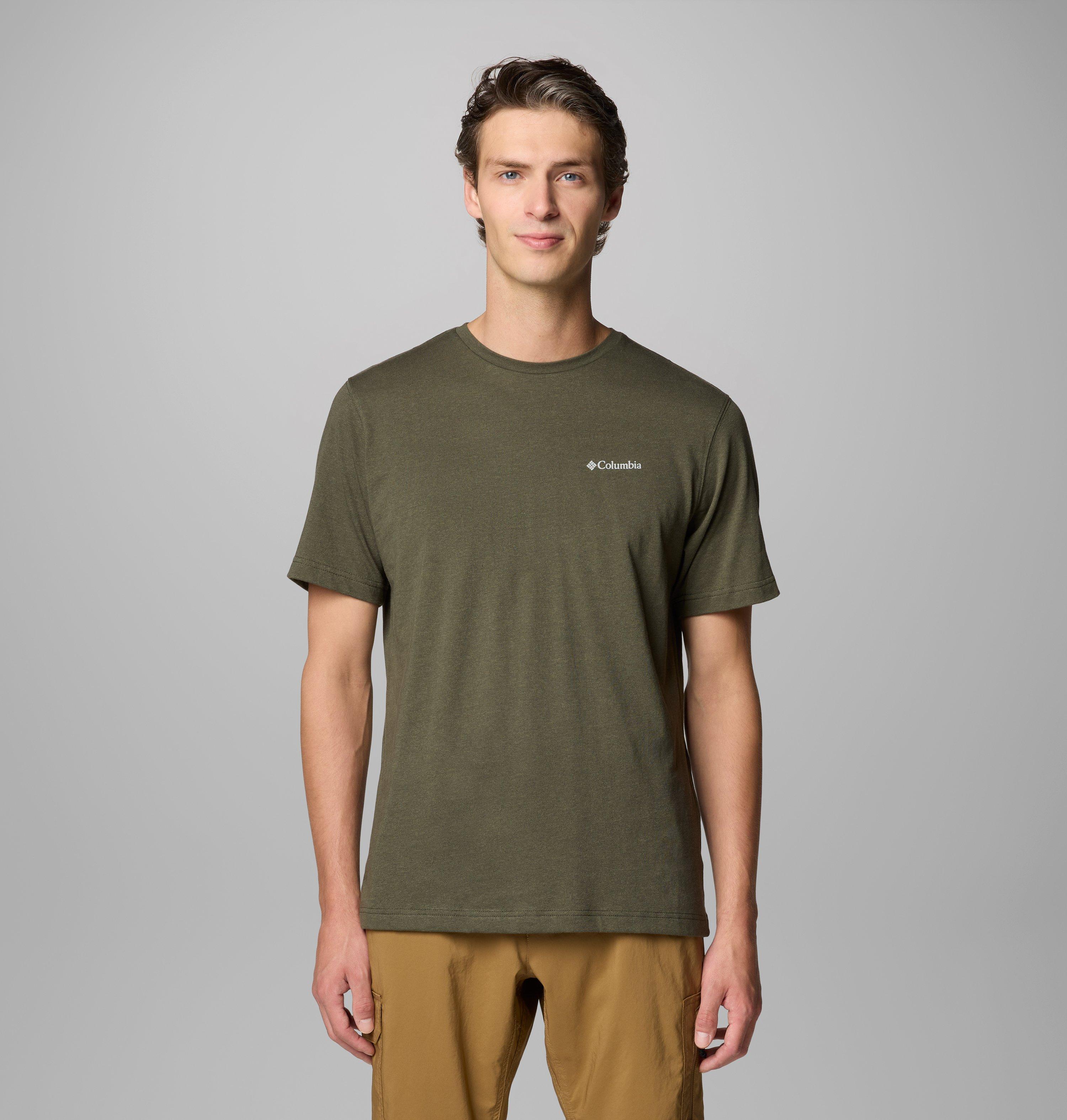 Columbia Sportswear Men's Green Columbia - Thistletown Hills™ Short Sleeve Shirt - Scape Heather Small