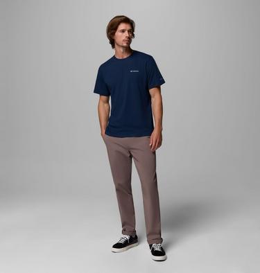 Men's Thistletown Hills Short Sleeve Shirt, Color: Collegiate Navy Heather, image 14