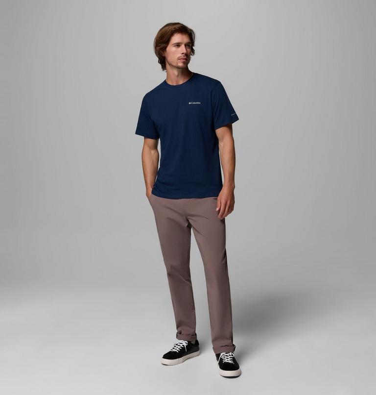 Thistletown Hills Short Sleeve, Color: Collegiate Navy Heather, image 2