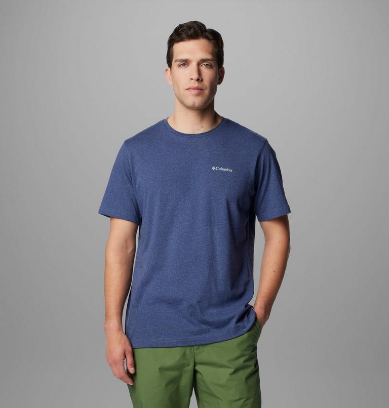 Camiseta de manga corta Thistletown Hills para hombre, Color: Dark Mountain Heather, image 1