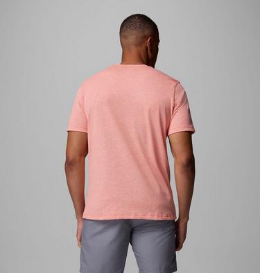 Men's Thistletown Hills Short Sleeve Shirt, Color: Zing Heather, image 3