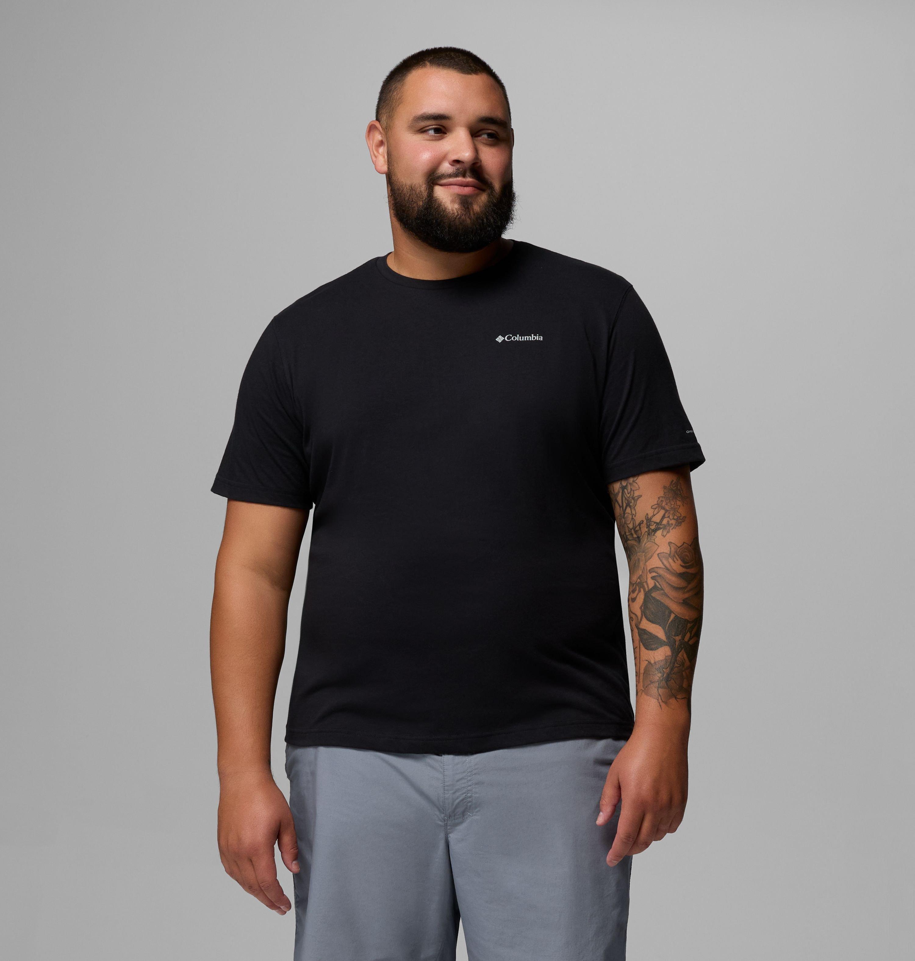 Columbia Sportswear Men's Black Columbia - Thistletown Hills™ T-Shirt - Extended - 1X