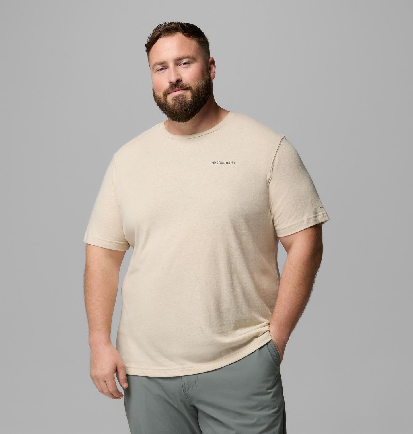 Мужская рубашка Columbia Thistletown Hills Short Sleeve Shirt - Big, цвет: Меланжевый, вариант 1 — фото 1