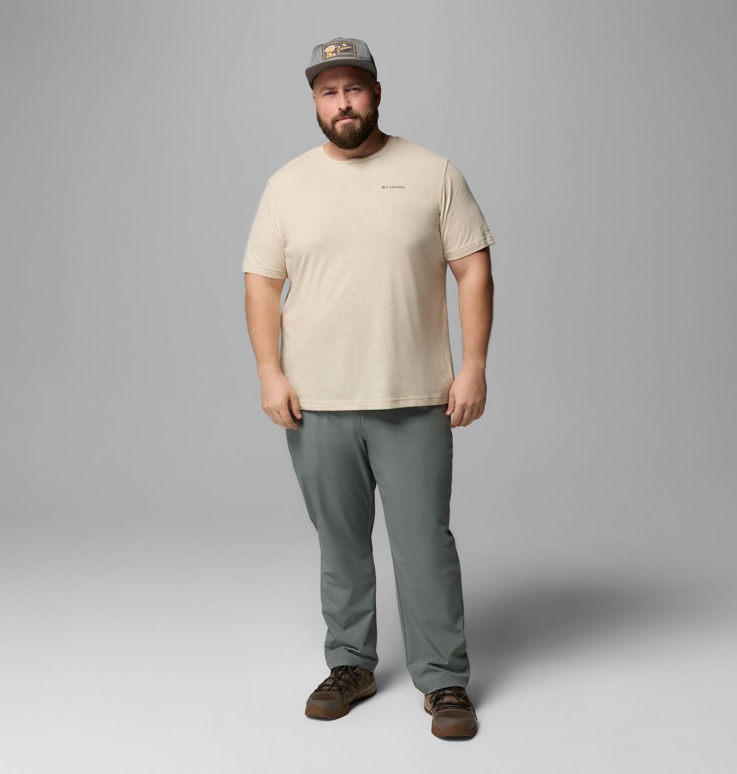 Мужская рубашка Columbia Thistletown Hills Short Sleeve Shirt - Big, цвет: Меланжевый, вариант 1 — фото 2