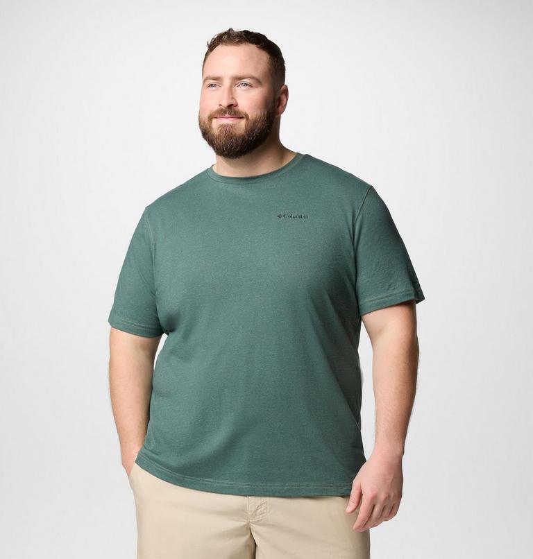 Men's Thistletown Hills T-Shirt - Extended Size, Color: Stone Green Heather, image 1