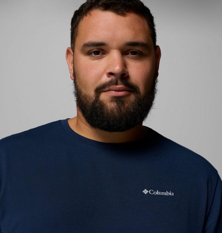 Men's Thistletown Hills T-Shirt - Extended Size, Color: Collegiate Navy Heather, image 5