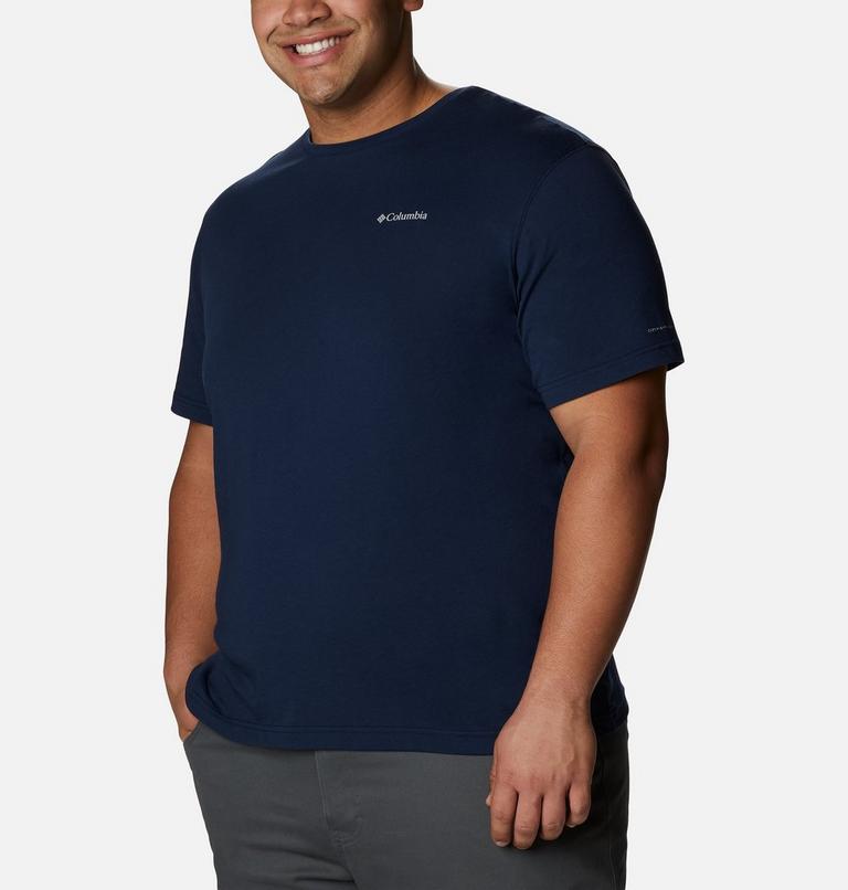 Men's Thistletown Hills T-Shirt - Extended Size, Color: Collegiate Navy Heather, image 6