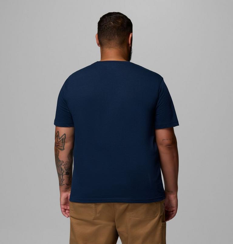 Men's Thistletown Hills T-Shirt - Extended Size, Color: Collegiate Navy Heather, image 3