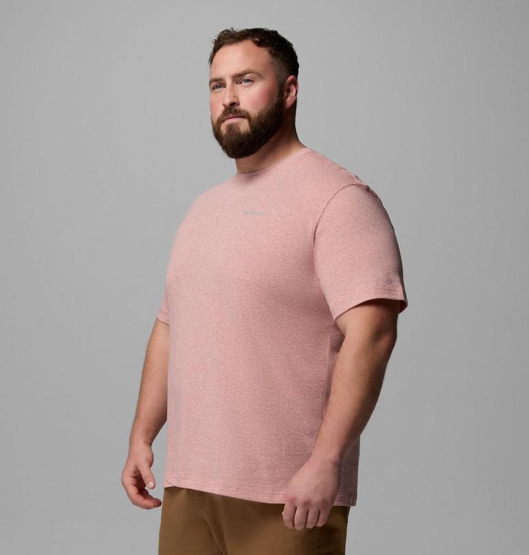 Camiseta Thistletown Hills para hombre - Talla grande, Color: Washed Red, Heather, image 4