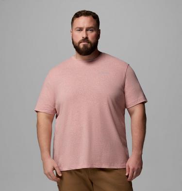 Thistletown Hills Short Sleeve, Color: Washed Red, Heather, image 3