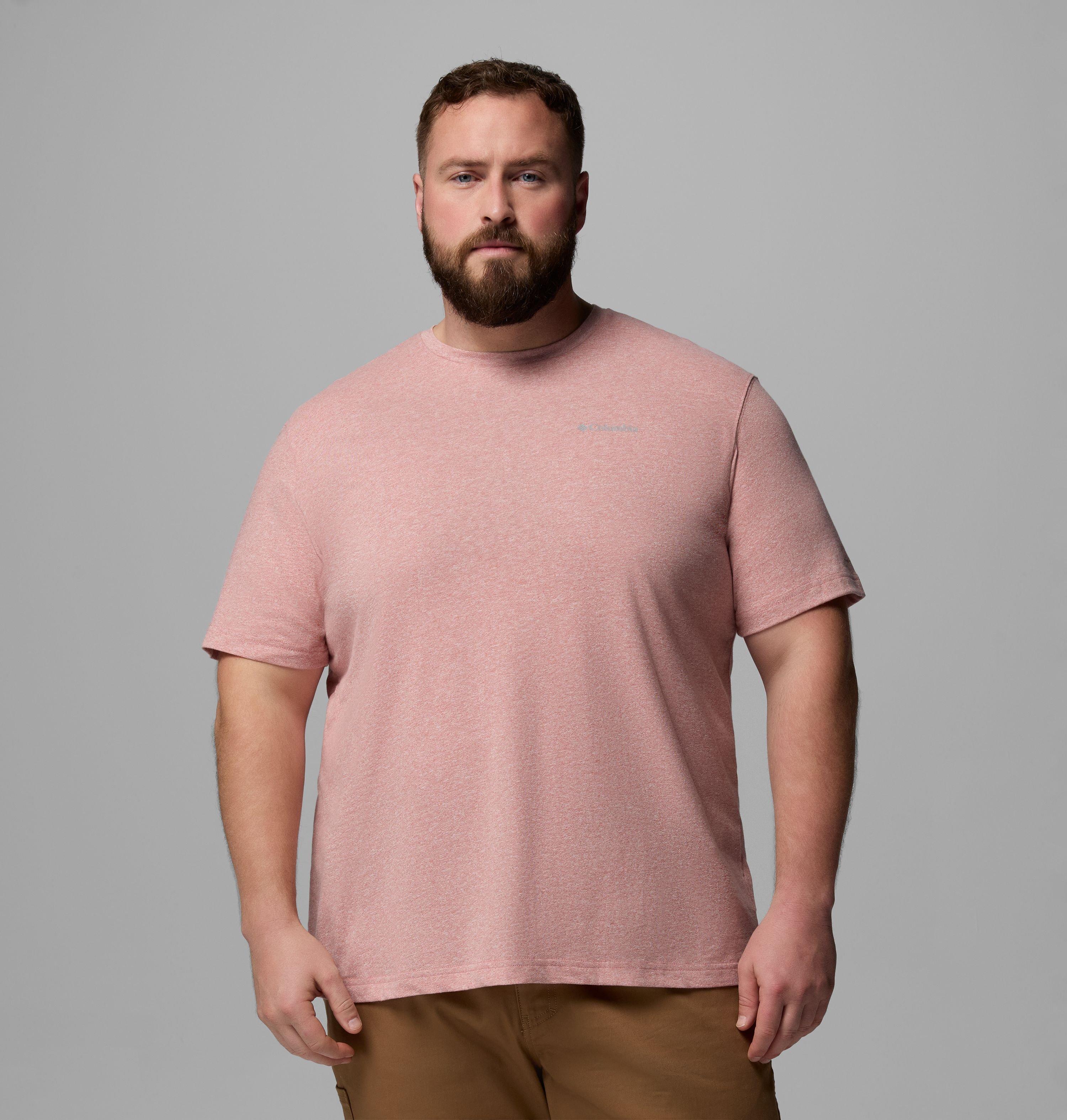 Columbia Sportswear Men's Red Columbia - Thistletown Hills™ T-Shirt - Extended - Washed Heather 6X