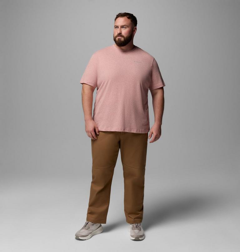 Camiseta Thistletown Hills para hombre - Talla grande, Color: Washed Red, Heather, image 2