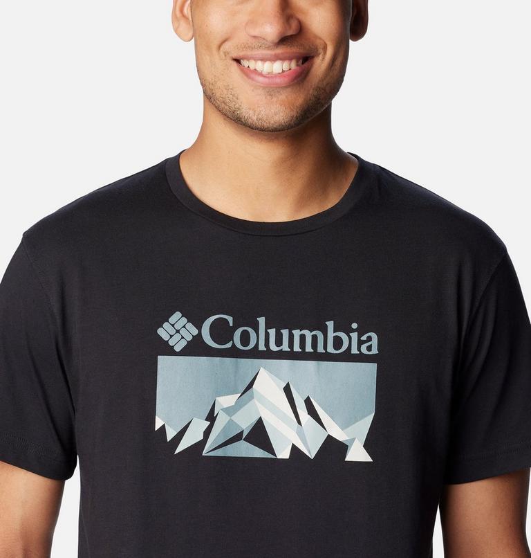 Thistletown Hills  Graphic Short Sleeve, Color: Black, Fractal Peaks, image 4