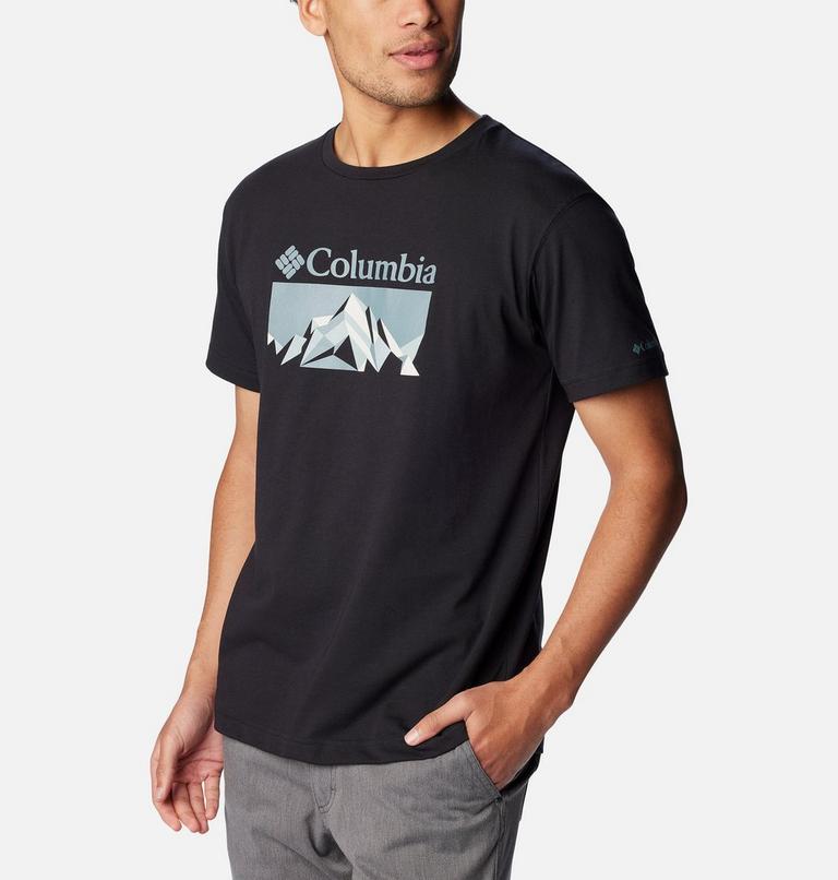 Thistletown Hills  Graphic Short Sleeve, Color: Black, Fractal Peaks, image 5