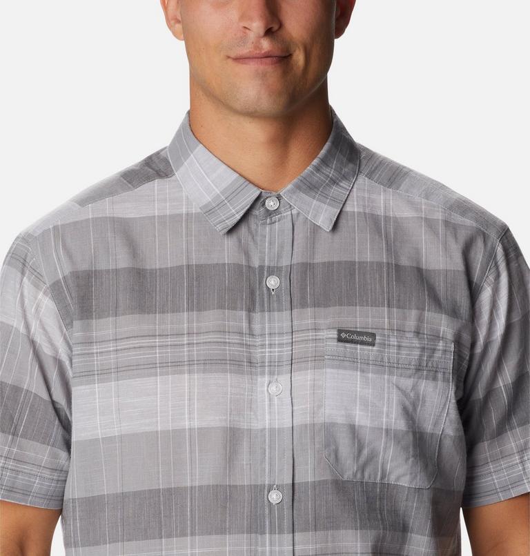 Rapid Rivers Novelty Short Sleeve, Color: Columbia Grey Scattered Stripe, image 4