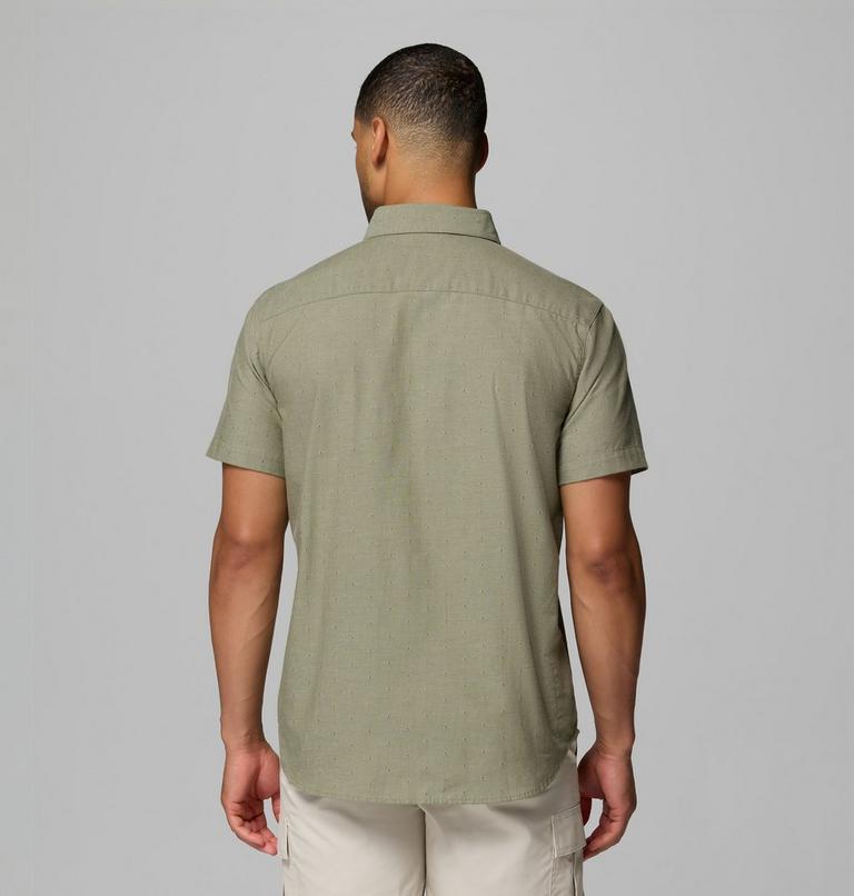 Rapid Rivers Novelty Short Sleeve, Color: Stone Green Diamond Dobby Chambray, image 2