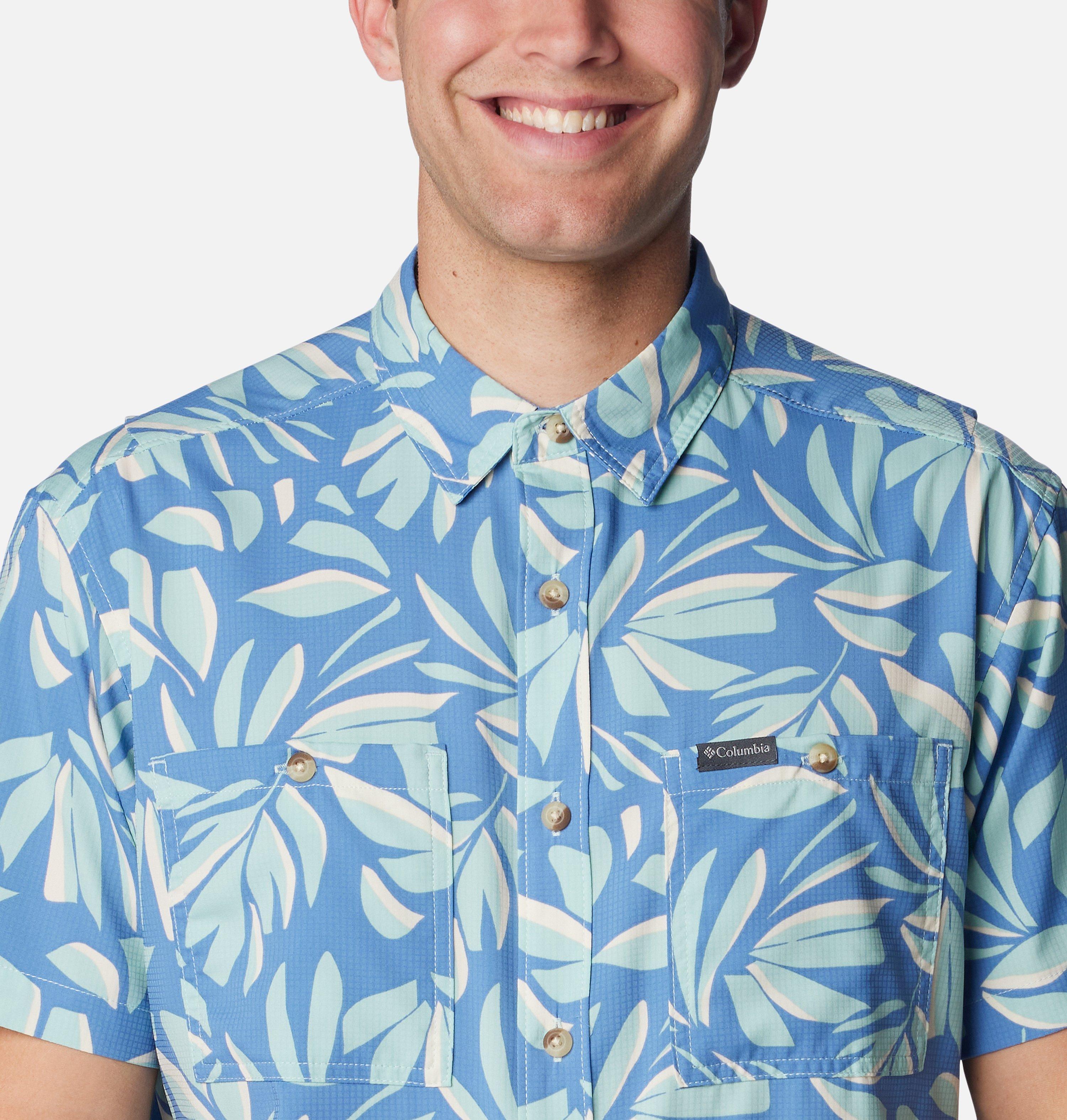 Men's Utilizer Printed Woven Short Sleeve Shirt 4