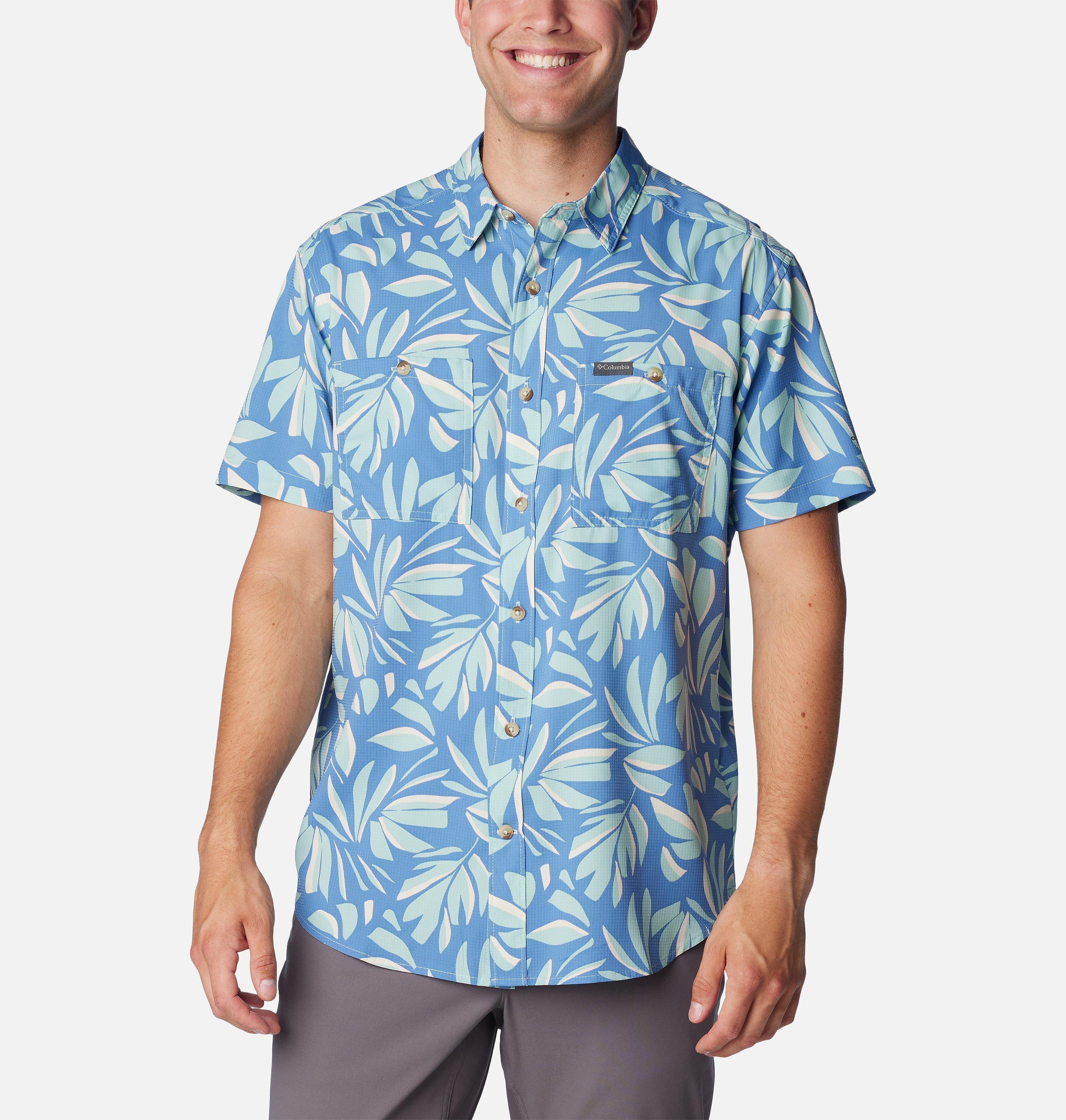Men's Utilizer Printed Woven Short Sleeve Shirt 1
