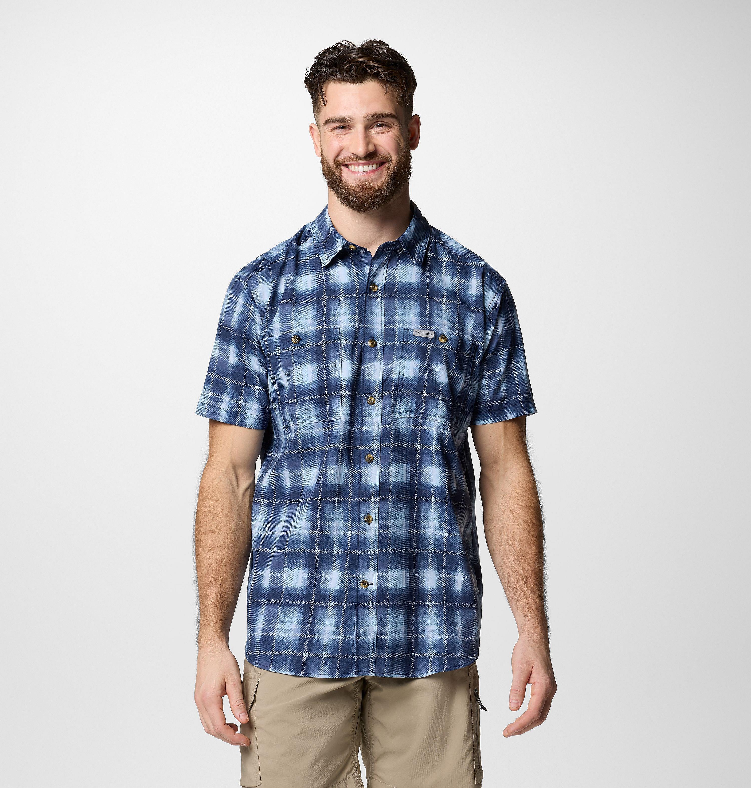 Men's Utilizer Printed Woven Short Sleeve Shirt | Columbia