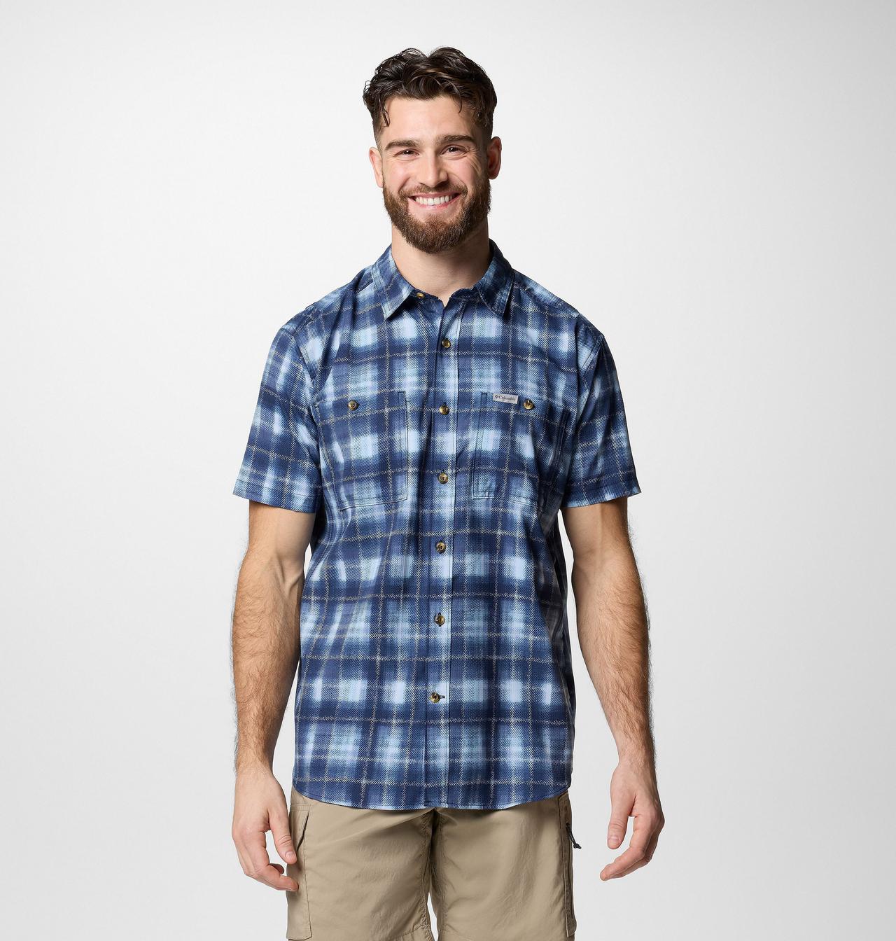 Men's Utilizer™ Printed Woven Short Sleeve Shirt | 473 | XXL 1