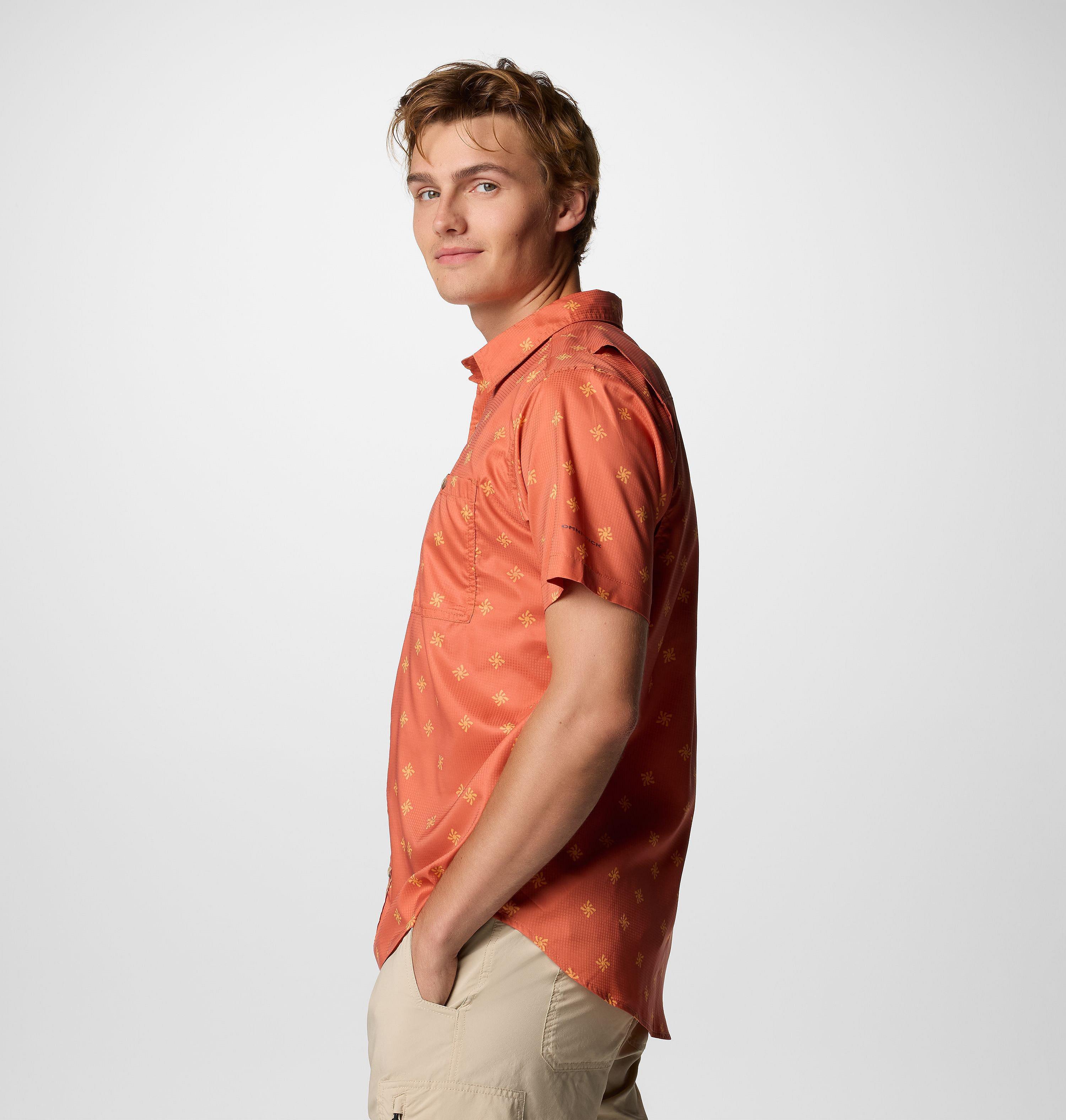 Men's Utilizer Printed Woven Short Sleeve Shirt 4