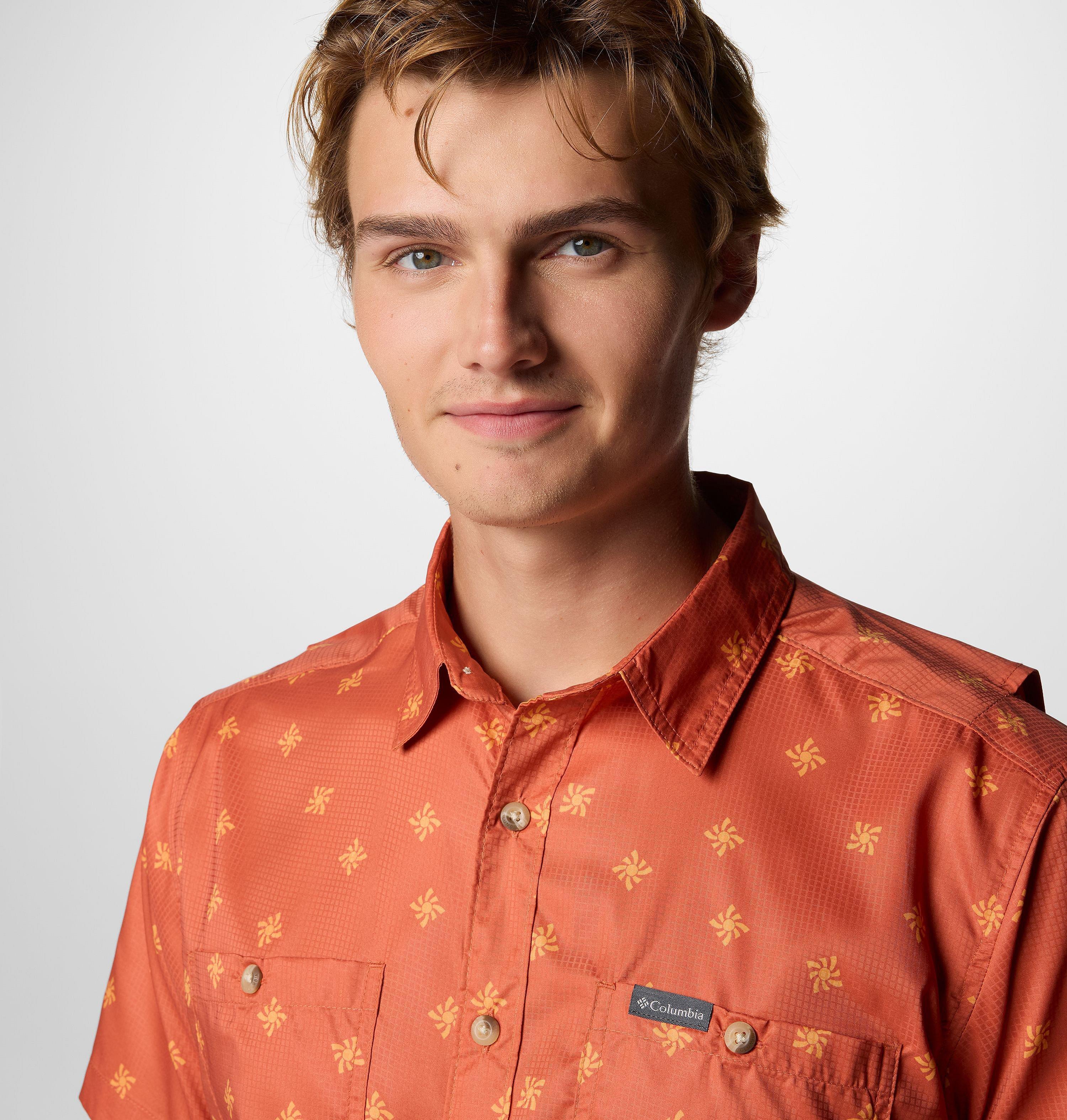 Men's Utilizer Printed Woven Short Sleeve Shirt 5