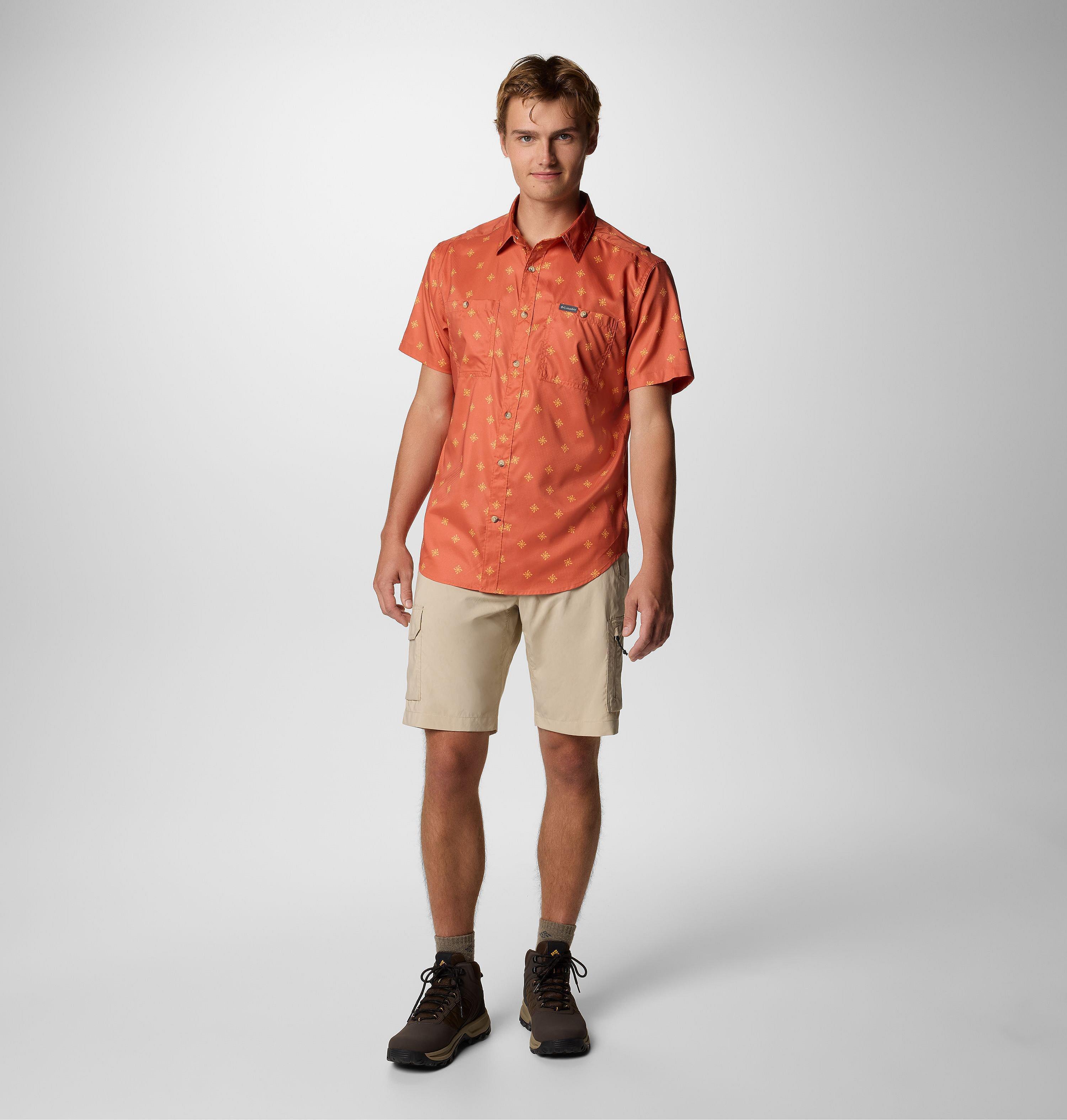 Men's Utilizer Printed Woven Short Sleeve Shirt 2