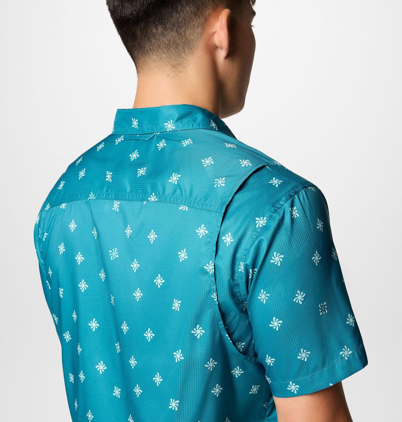 Men's Utilizer™ Printed Woven Short Sleeve Shirt - Tall | 364 | 4XT 6