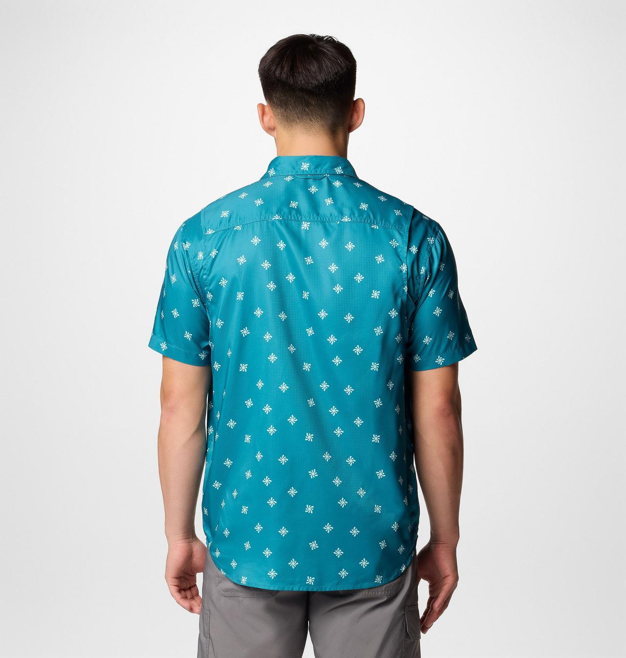 Men's Utilizer™ Printed Woven Short Sleeve Shirt - Tall | 364 | 4XT 3