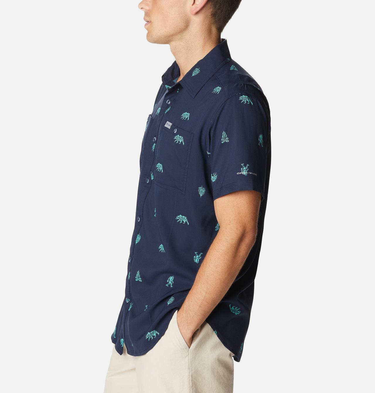 Men's Utilizer™ Printed Woven Short Sleeve Shirt - Tall 3