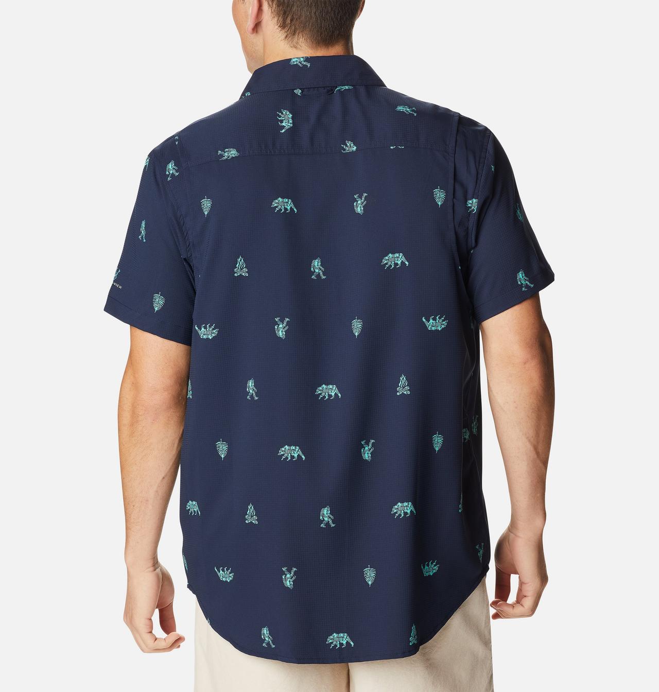 Men's Utilizer™ Printed Woven Short Sleeve Shirt - Tall 2