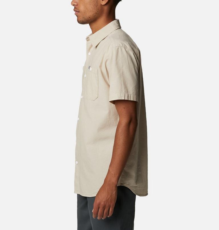 Scenic Ridge Woven Short Sleeve | 271 | M, Color: Ancient Fossil Chambray, image 3