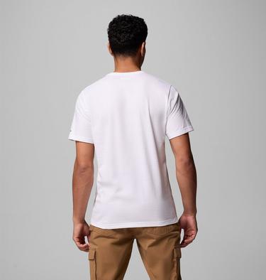 Men’s CSC Graphic Casual Organic Cotton T-shirt, Color: White, Waterscape, image 11