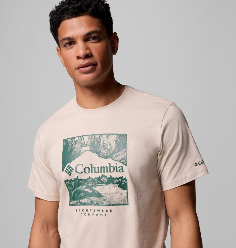 Camiseta con logotipo de temporada CSC para hombre, Color: Dark Stone, Waterscape, image 5