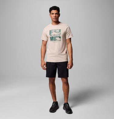 Men’s CSC Graphic Casual Organic Cotton T-shirt, Color: Dark Stone, Waterscape, image 2