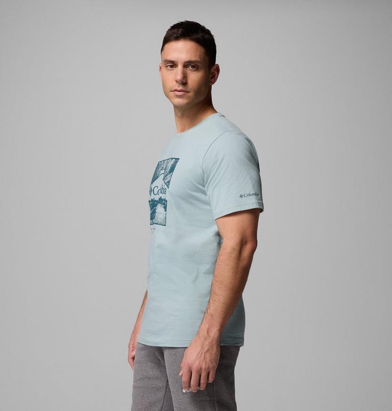 Camiseta con logotipo de temporada CSC para hombre, Color: Crushed Blue, Waterscape, image 4