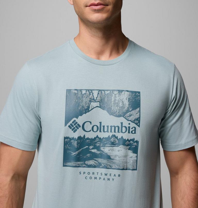 Camiseta con logotipo de temporada CSC para hombre, Color: Crushed Blue, Waterscape, image 5