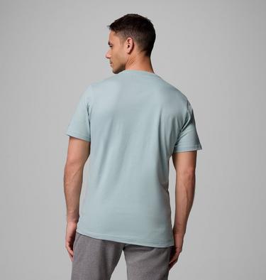 Men’s CSC Graphic Casual Organic Cotton T-shirt, Color: Crushed Blue, Waterscape, image 7