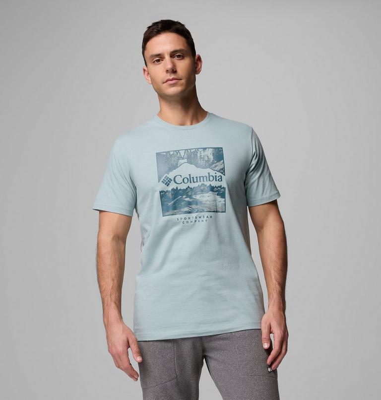Camiseta con logotipo de temporada CSC para hombre, Color: Crushed Blue, Waterscape, image 1