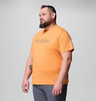 Men’s CSC Seasonal Logo Casual Organic Cotton T-shirt - Extended Size, Color: Koi, Branded Peaks, image 4