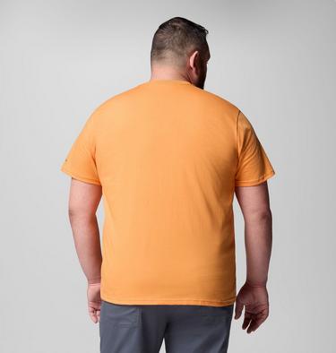 Men’s CSC Seasonal Logo Casual Organic Cotton T-shirt - Extended Size, Color: Koi, Branded Peaks, image 3