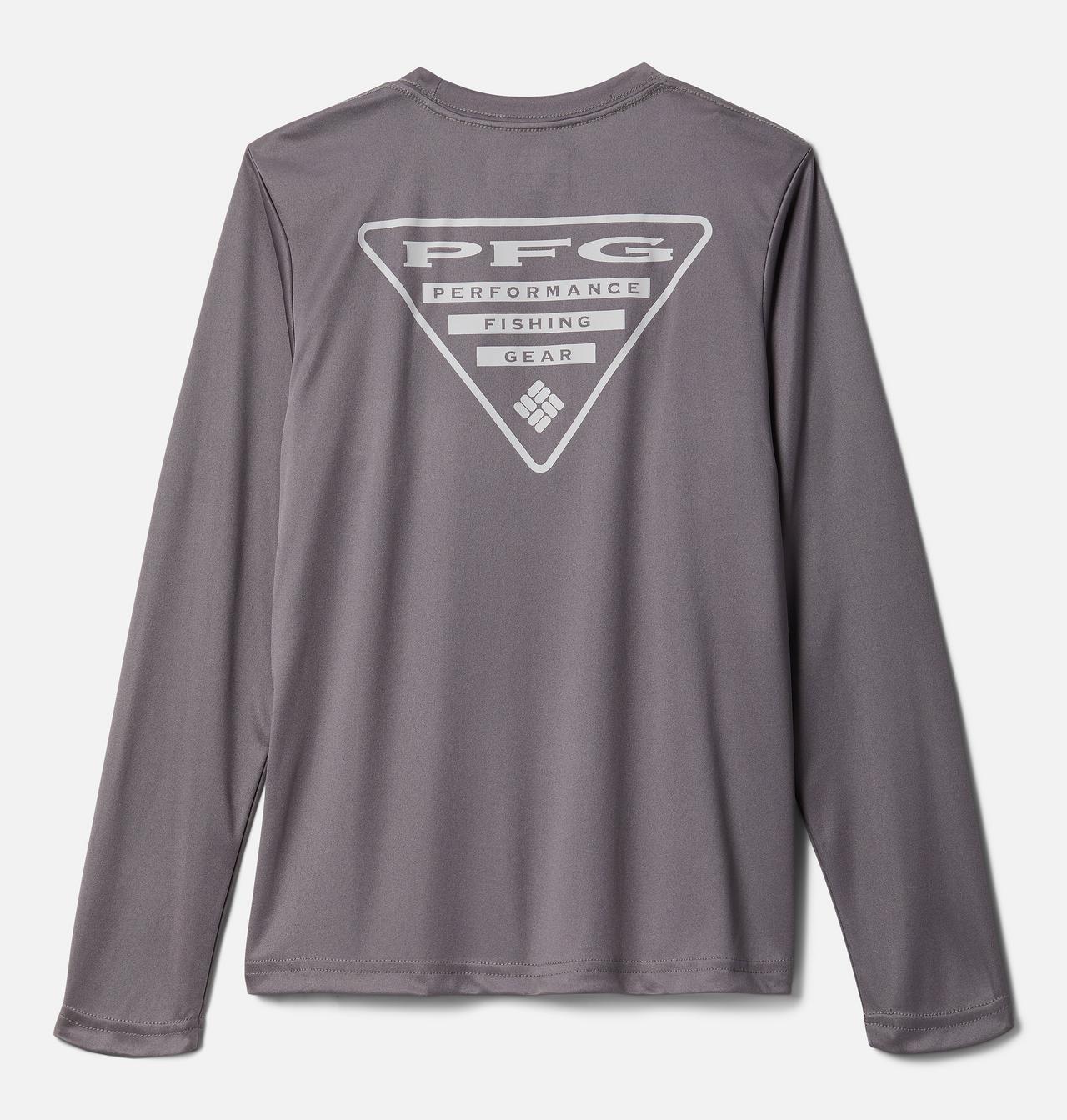 Boys' PFG Terminal Tackle™ Triangle Logo Long Sleeve Shirt 2