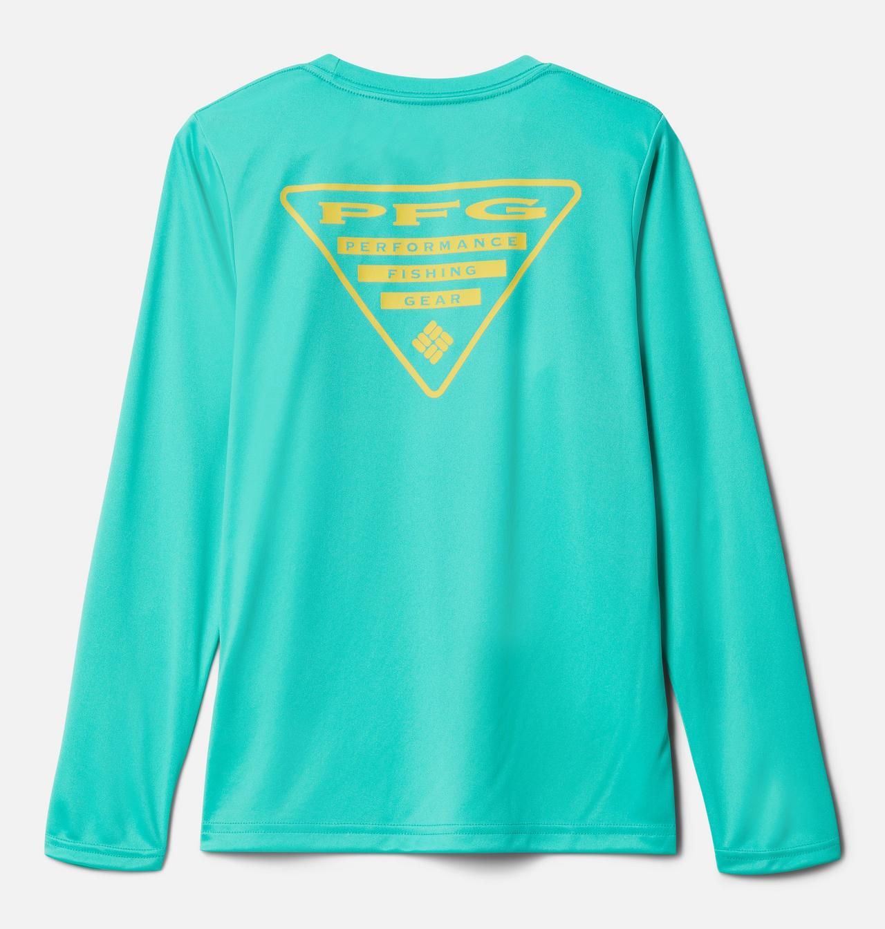 Boys' PFG Terminal Tackle™ Triangle Logo Long Sleeve Shirt 2