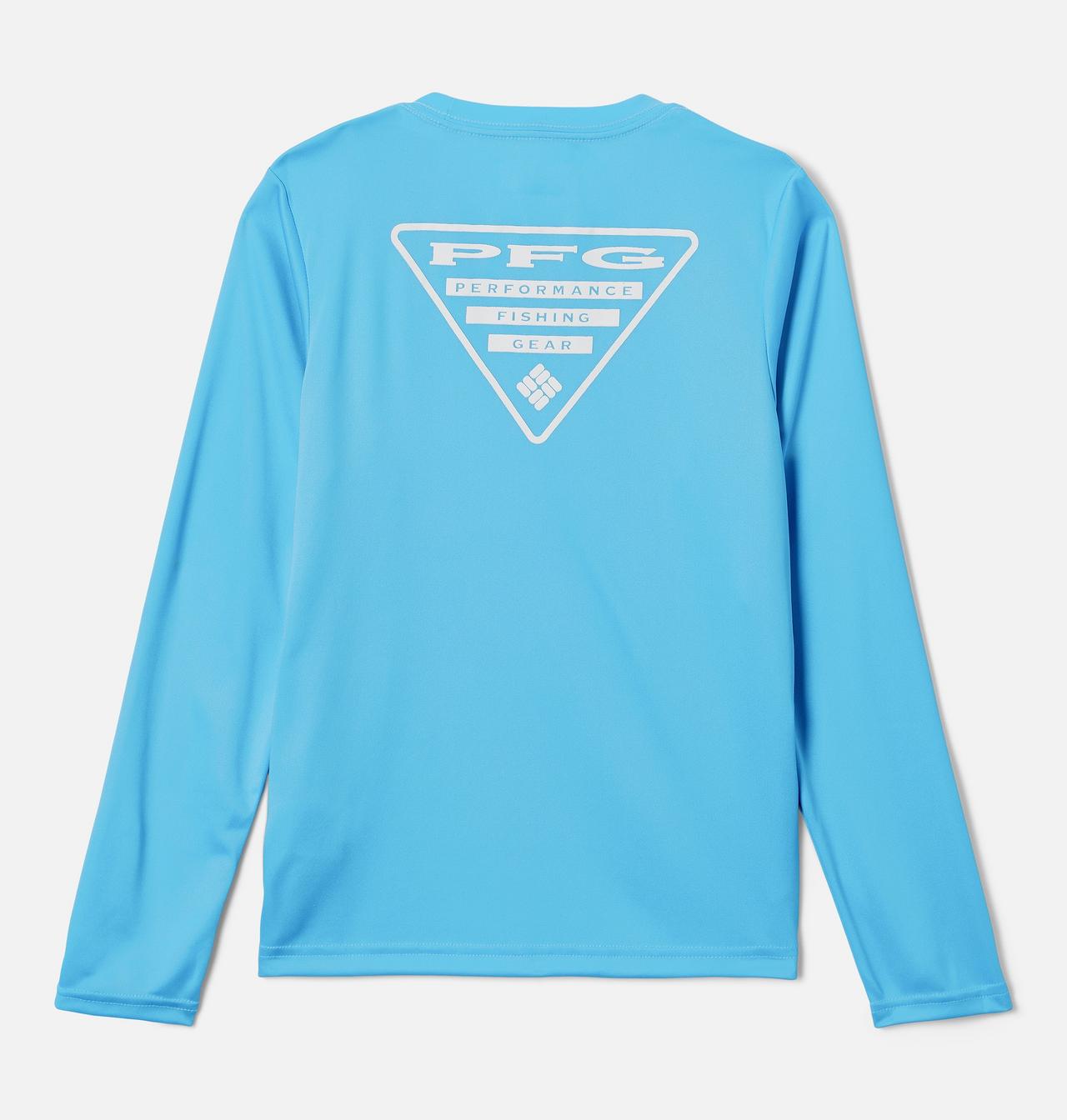 Boys' PFG Terminal Tackle™ Triangle Logo Long Sleeve Shirt 2