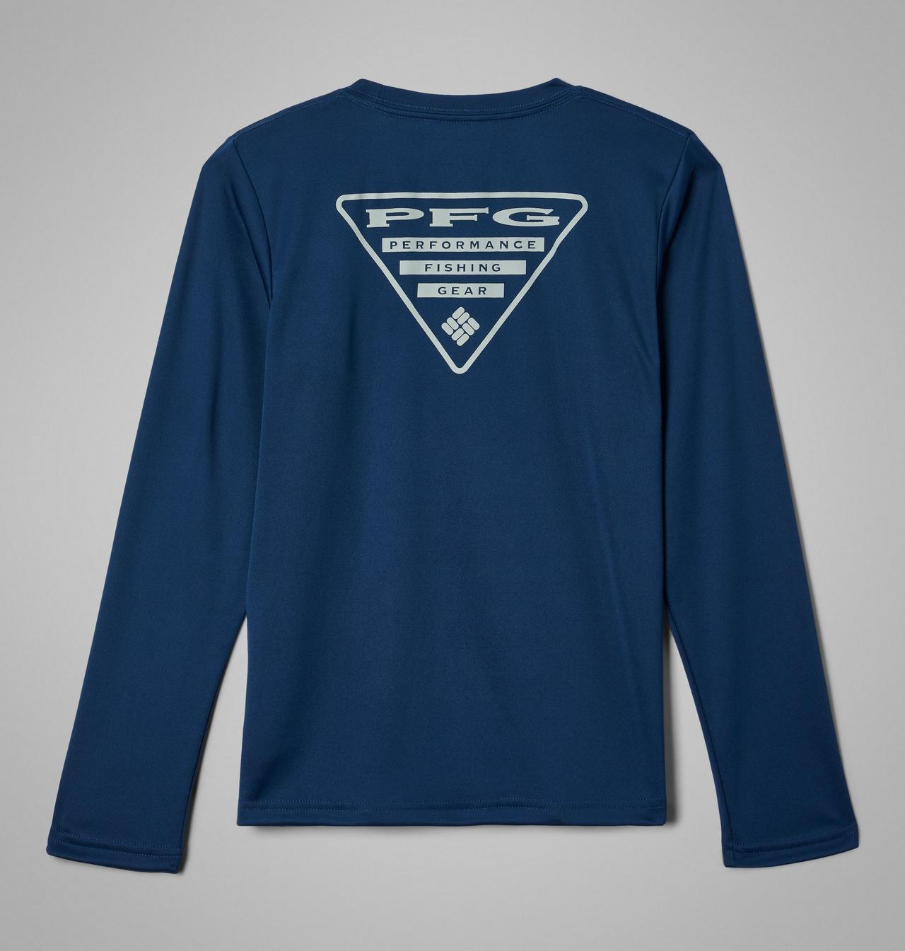 Boys' PFG Terminal Tackle™ Triangle Logo Long Sleeve Shirt 2