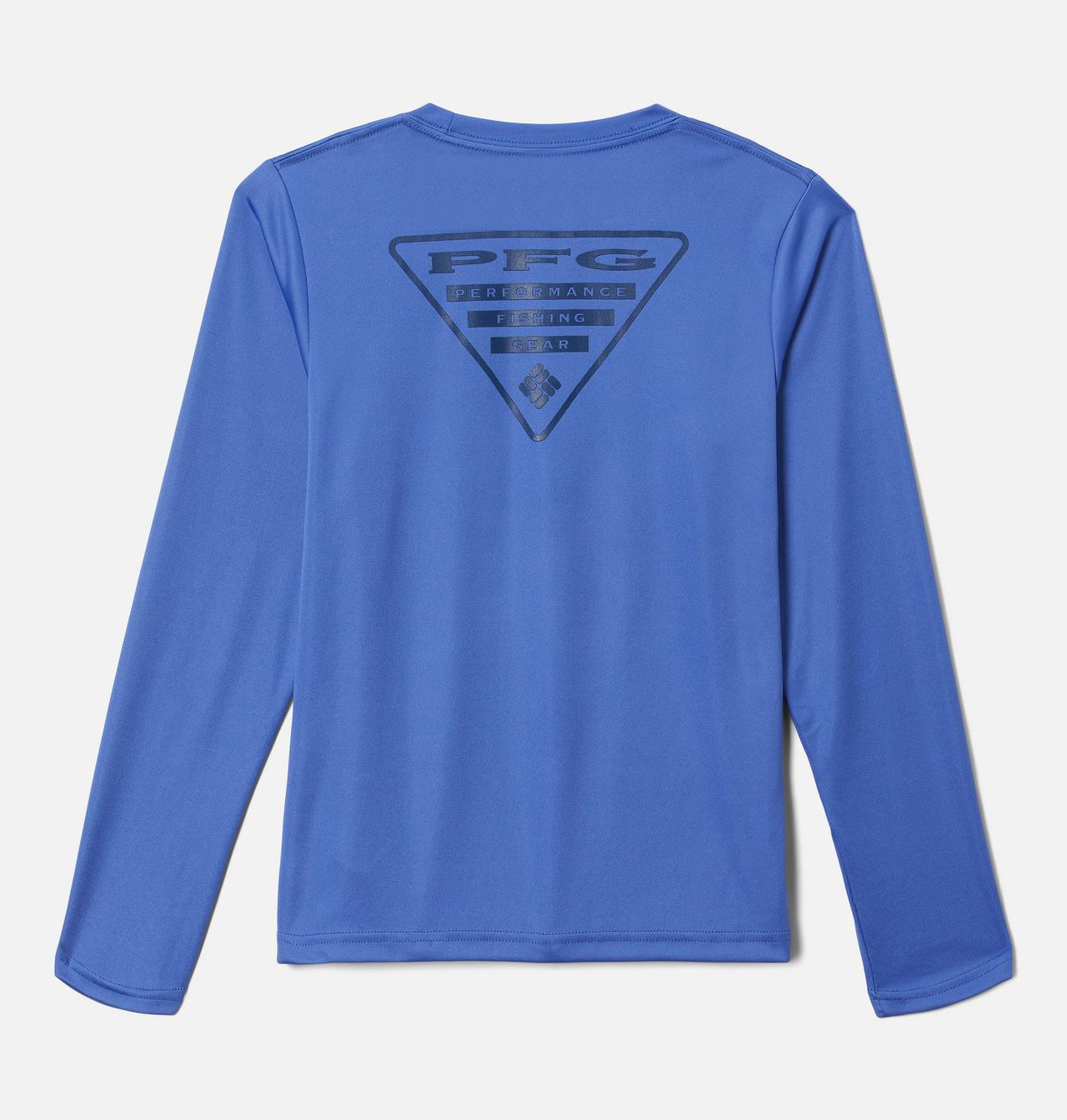 Boys' PFG Terminal Tackle™ Triangle Logo Long Sleeve Shirt 2