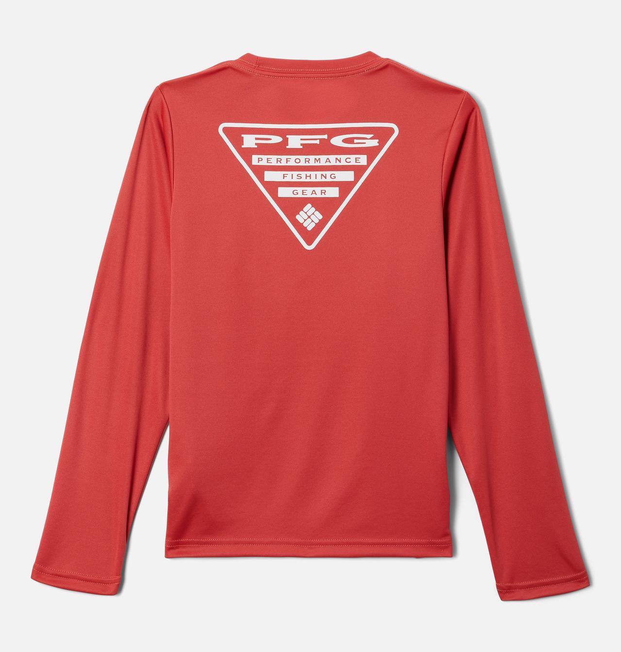 Boys' PFG Terminal Tackle™ Triangle Logo Long Sleeve Shirt 2